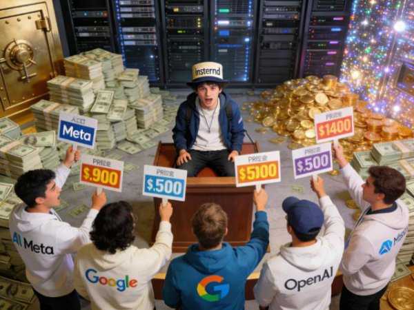 AI推高“大厂实习生”薪资，OpenAI、谷歌等祭出全职职工级待遇